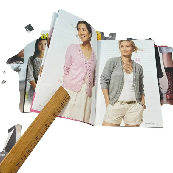 Patons Knitting Pattern Books Lot 6 Socks Sweaters Cable Dresses Other PB Modern - Picture 4 of 11